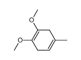 4,5-dimethoxy-1-methylcyclohexa-1,4-diene结构式