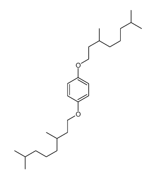 2,5-二(3’,7’-二甲基辛氧基)苯-1,4-二乙酰腈结构式