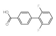 2',6'-DIFLUORO-[1,1'-BIPHENYL]-4-CARBOXYLIC ACID structure