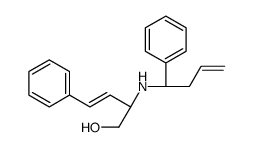 (2R)-4-phenyl-2-[[(1S)-1-phenylbut-3-enyl]amino]but-3-en-1-ol结构式