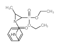 2-diethoxyphosphoryl-3-methyl-N-phenyl-aziridine-1-carboxamide结构式