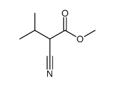 2-Cyano-3-methylbutanoic acid methyl ester Structure