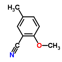 2-Methoxy-5-methylbenzonitrile Structure