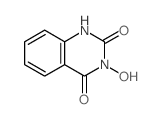 2,4(1H,3H)-Quinazolinedione,3-hydroxy-结构式