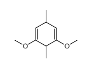 1,5-dimethoxy-3,6-dimethylcyclohexa-1,4-diene结构式