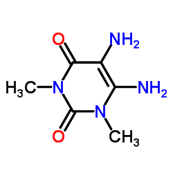 5,6-Diamino-1,3-Dimethyluracil Structure