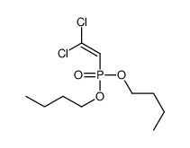 1-[butoxy(2,2-dichloroethenyl)phosphoryl]oxybutane结构式