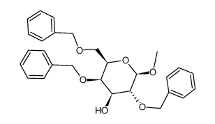 methyl 2,4,6-tri-O-benzyl-β-D-galactopyranoside Structure