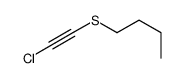 1-(2-chloroethynylsulfanyl)butane Structure