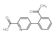 5-(2-氟苯基)甲酸吡啶结构式