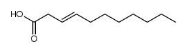 (E)-undec-3-enoic acid结构式