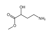 methyl 4-amino-2-hydroxybutanoate结构式