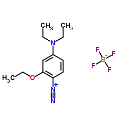 4-(二乙氨基)-2-乙氧基重氮苯四氟硼酸盐结构式