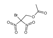 2-acetoxy-1-bromo-1,1-dinitro-ethane结构式