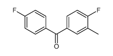 (4-fluoro-3-methylphenyl)-(4-fluorophenyl)methanone Structure