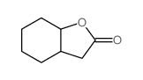 2 (3H)-Benzofuranone, hexahydro- Structure