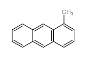 Anthracene, 1-methyl- Structure