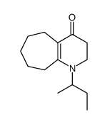 1-sec-butyl-1,2,3,5,6,7,8,9-octahydro-cyclohepta[b]pyridin-4-one结构式