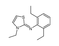 N-(2,6-diethylphenyl)-3-ethyl-1,3-thiazol-2-imine结构式