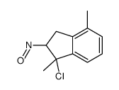 3-chloro-3,7-dimethyl-2-nitroso-1,2-dihydroindene Structure