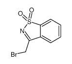 3-(bromomethyl)-1,2-benzothiazole 1,1-dioxide Structure