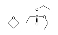 2-(2-diethoxyphosphorylethyl)oxetane Structure