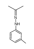 acetone-m-tolylhydrazone Structure
