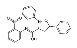 N-(2-nitrophenyl)-2,5-diphenyl-1,2-oxazolidine-3-carboxamide Structure