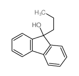 9H-Fluoren-9-ol,9-propyl-结构式