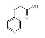 3-Pyridin-4-yl-propionic acid Structure