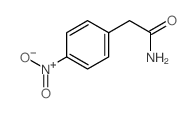 Benzeneacetamide,4-nitro- Structure