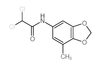 Acetamide,2,2-dichloro-N-(7-methyl-1,3-benzodioxol-5-yl)- Structure