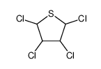 2,3,4,5-tetrachloro-tetrahydro-thiophene Structure