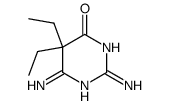 2,6-diamino-5,5-diethyl-5H-pyrimidin-4-one Structure