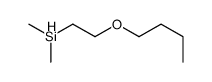 2-butoxyethyl(dimethyl)silane Structure