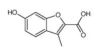 6-hydroxy-3-methyl-benzofuran-2-carboxylic acid Structure