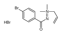 [(4-bromobenzoyl)amino]-dimethyl-prop-2-enylazanium,bromide结构式