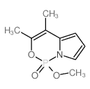 2-methoxy-4,5-dimethyl-3-oxa-1-aza-2$l^C9H12NO3P-phosphabicyclo[4.3.0]nona-4,6,8-triene 2-oxide picture