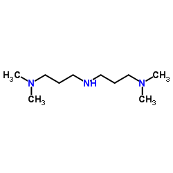3,3'-亚胺基双(N,N-二甲基丙胺)结构式