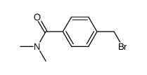 4-bromomethyl-N,N-dimethyl-benzamide结构式