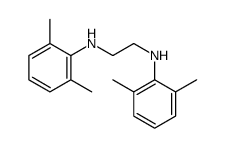 N,N'-bis(2,6-dimethylphenyl)ethane-1,2-diamine结构式