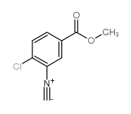 3-异氰基-4-氯苯甲酸甲酯结构式