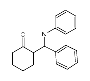 2-(α-Anilinobenzyl)-1-cyclohexanone Structure