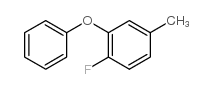 1-氟-4-甲基-2-苯氧基苯结构式