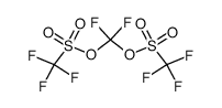 difluoromethyl bis(trifluoromethanesulfonate) Structure