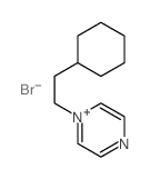 1-(2-cyclohexylethyl)-4H-pyrazine Structure