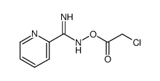N-(2-chloroacetoxy)picolinimidamide结构式