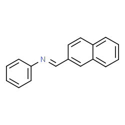 N-(2-naphthylmethylene)aniline结构式