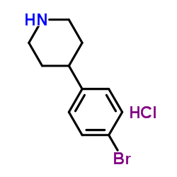 4-(4-溴苯基)哌啶盐酸盐结构式