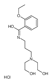 3-[(2-ethoxybenzoyl)amino]propyl-bis(2-hydroxyethyl)azanium,chloride Structure